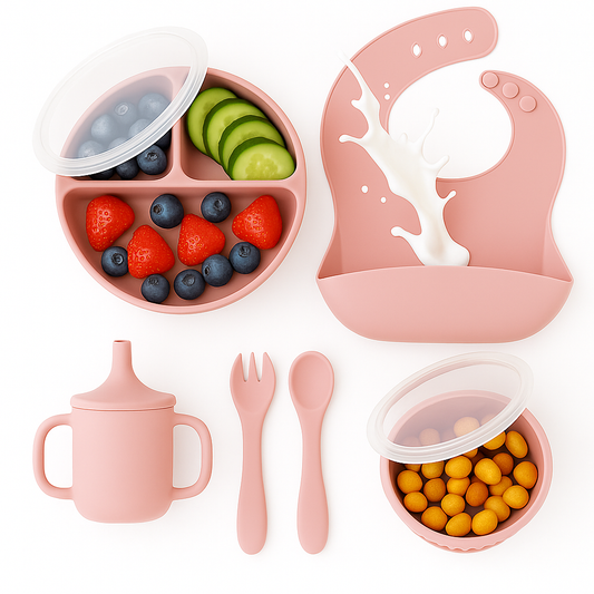 Easy Mealtime Kit – 6pc Silicone Set