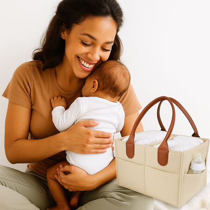 Infant Diaper Organizer Basket