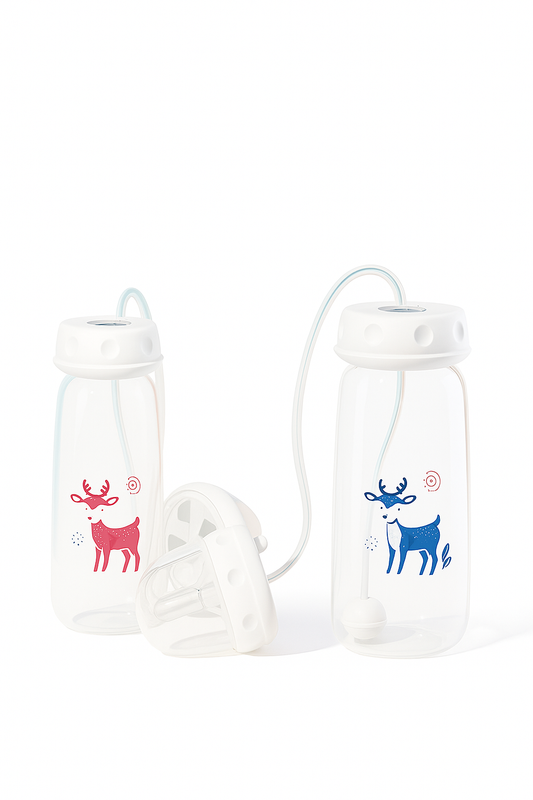 Hands-Free Baby Bottle Set