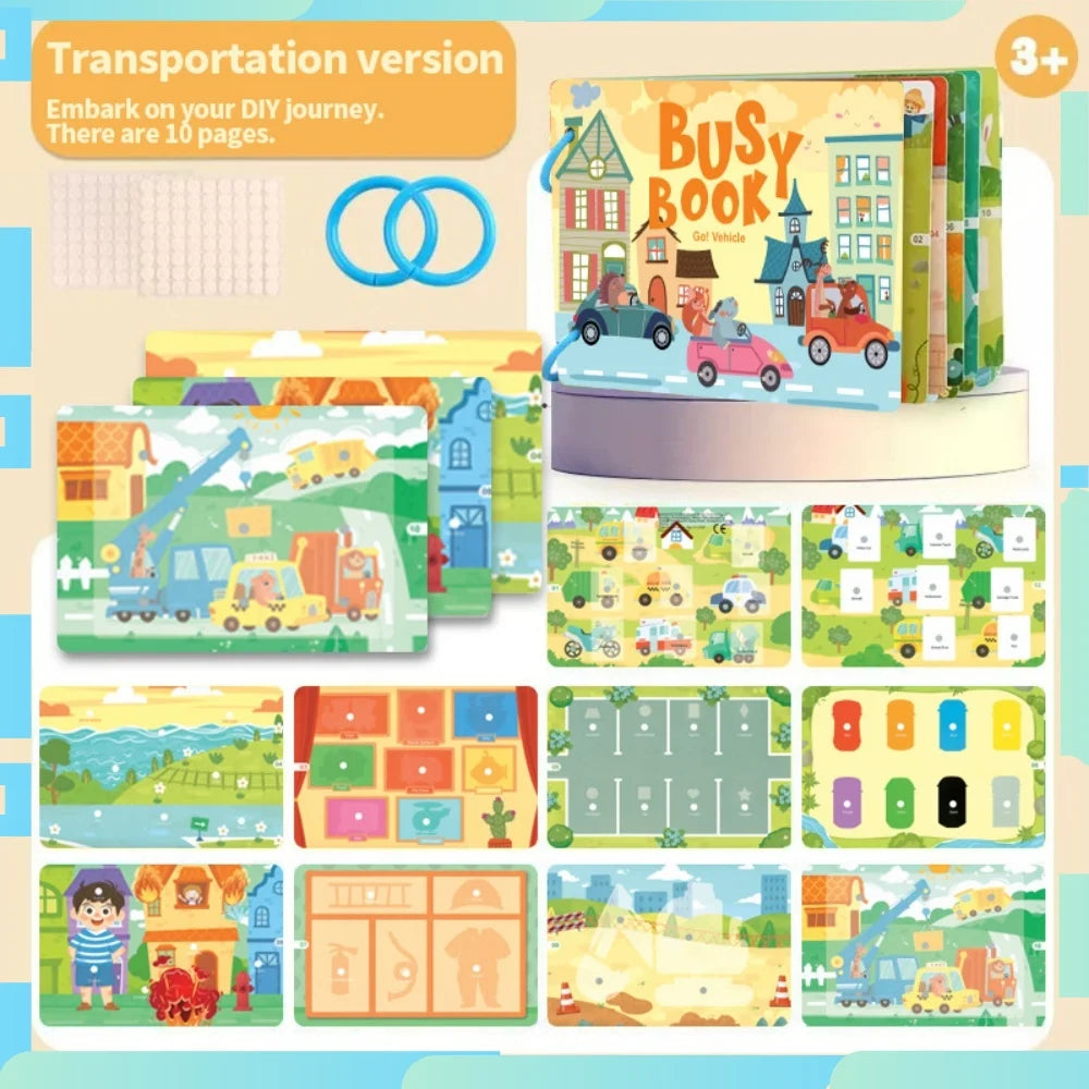 Early Education Toddler Busy Book