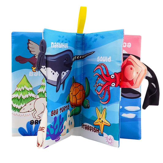 3D Tailed Baby Cloth Book