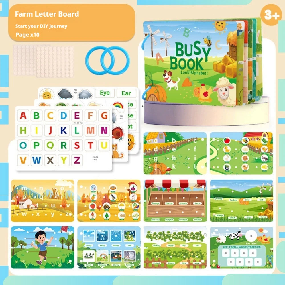 Early Education Toddler Busy Book