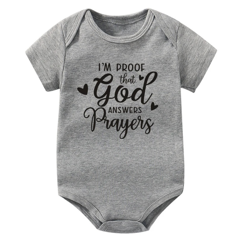 Proof God Answers Prayers Bodysuit