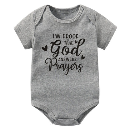 Proof God Answers Prayers Bodysuit