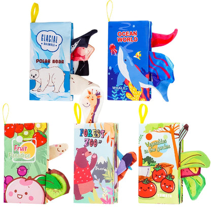 3D Tailed Baby Cloth Book