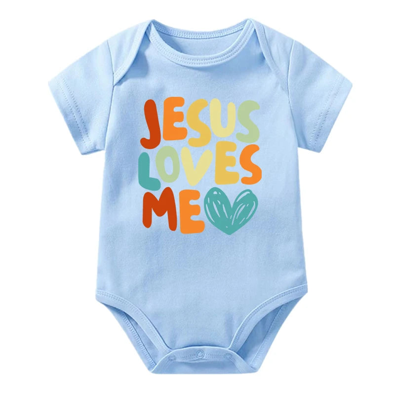 Jesus Loves Me Baby Bodysuit