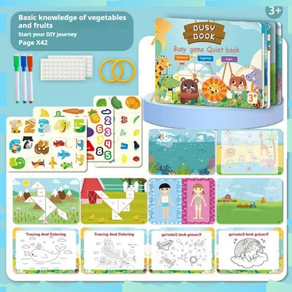 Early Education Toddler Busy Book