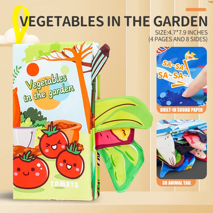 3D Tailed Baby Cloth Book