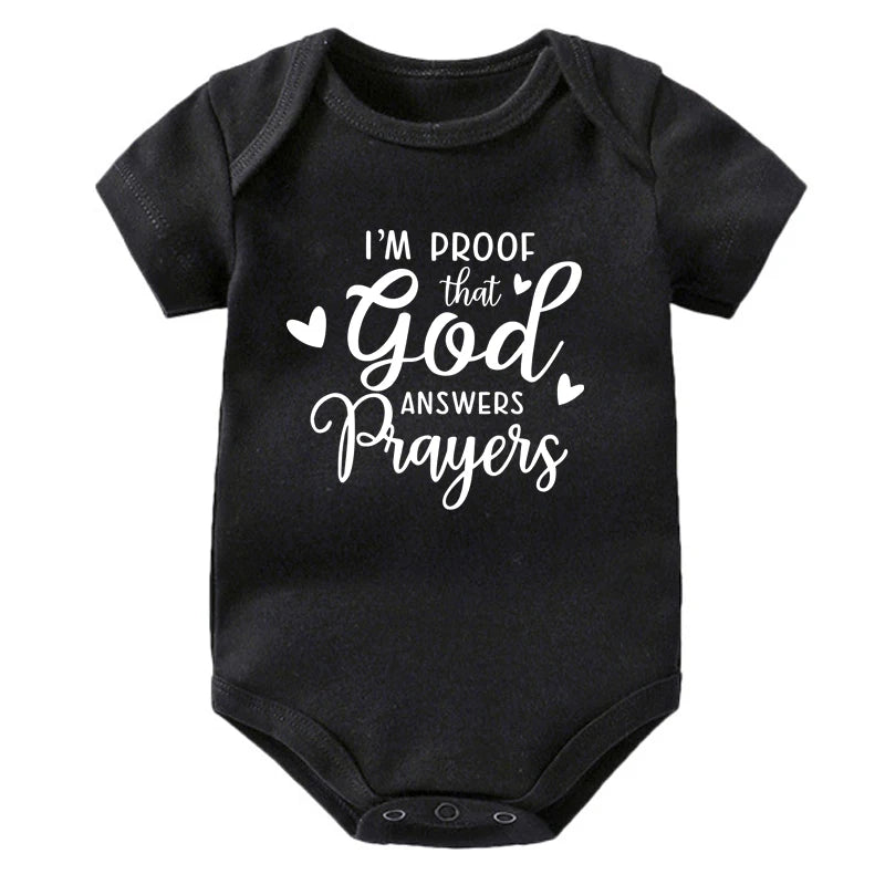 Proof God Answers Prayers Bodysuit