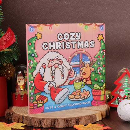 Christmas Cartoon Coloring Activity Book
