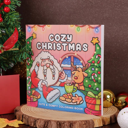 Christmas Cartoon Coloring Activity Book