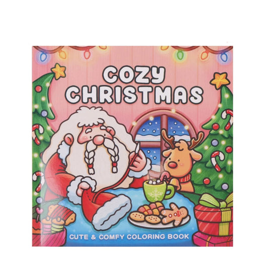 Christmas Cartoon Coloring Activity Book