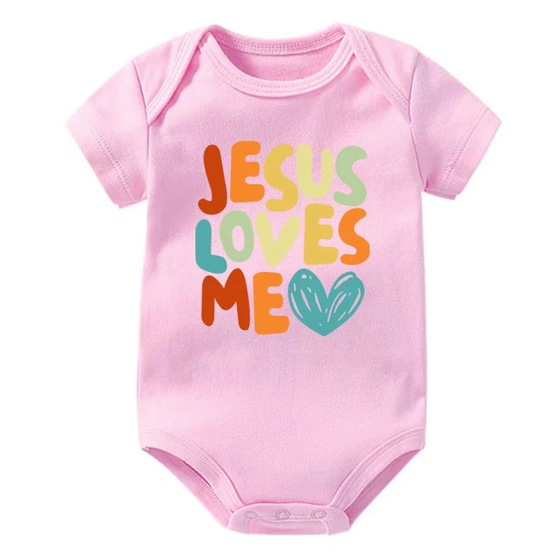 Jesus Loves Me Baby Bodysuit