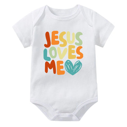 Jesus Loves Me Baby Bodysuit