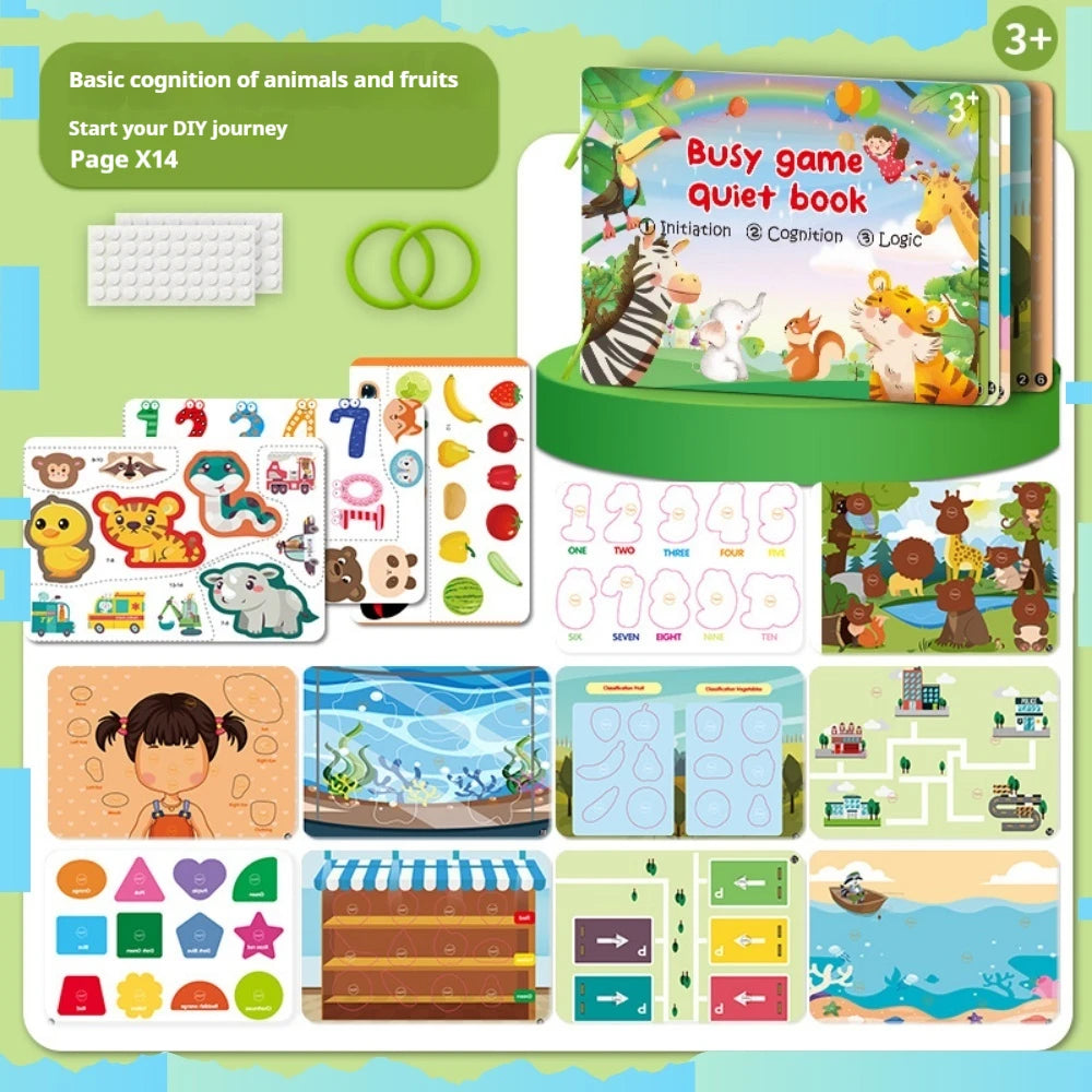 Early Education Toddler Busy Book