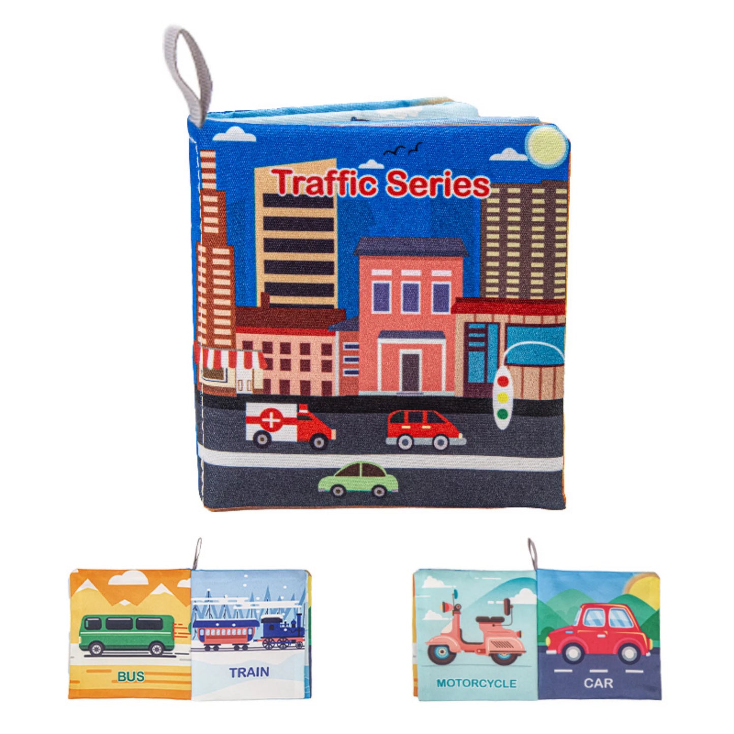 3D Animal Tail Cloth Book