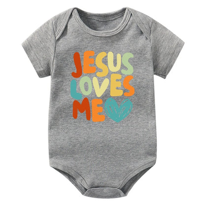 Jesus Loves Me Baby Bodysuit