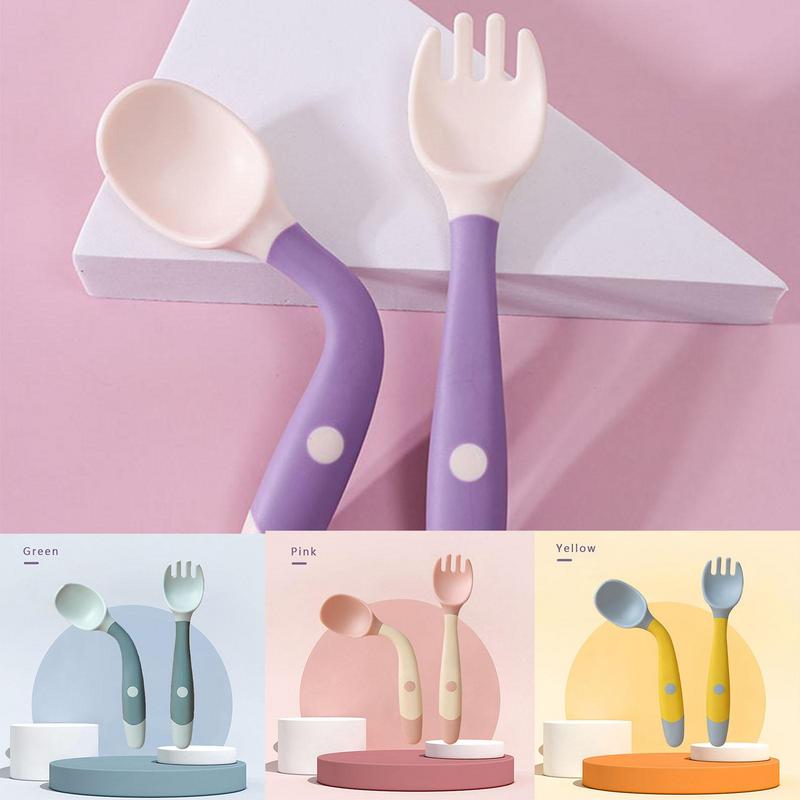 Baby Soft Silicone Utensils Set