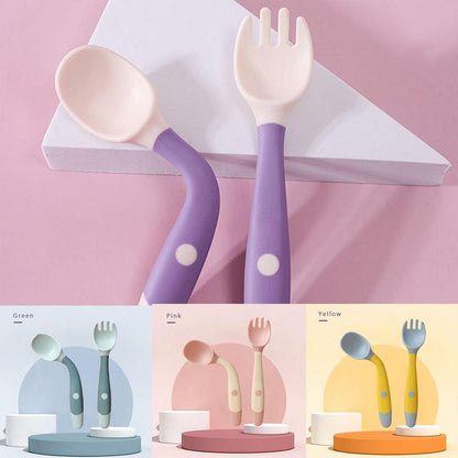 Baby Soft Silicone Utensils Set
