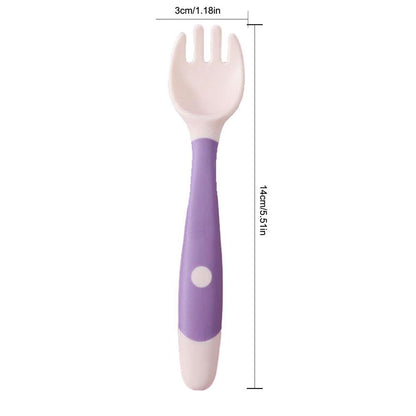 Baby Soft Silicone Utensils Set