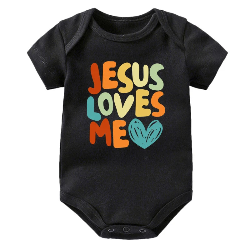 Jesus Loves Me Baby Bodysuit