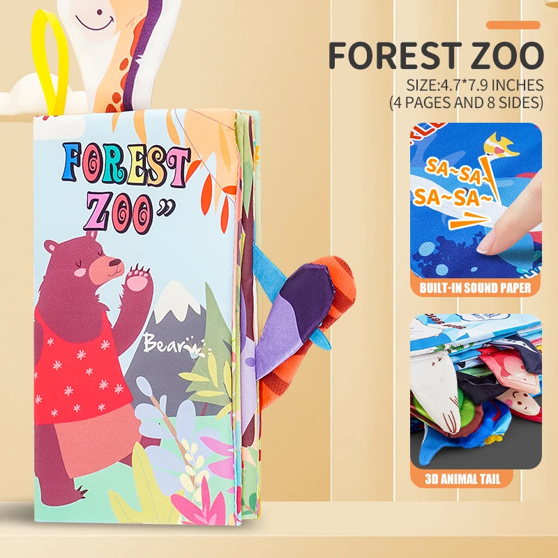 3D Tailed Baby Cloth Book