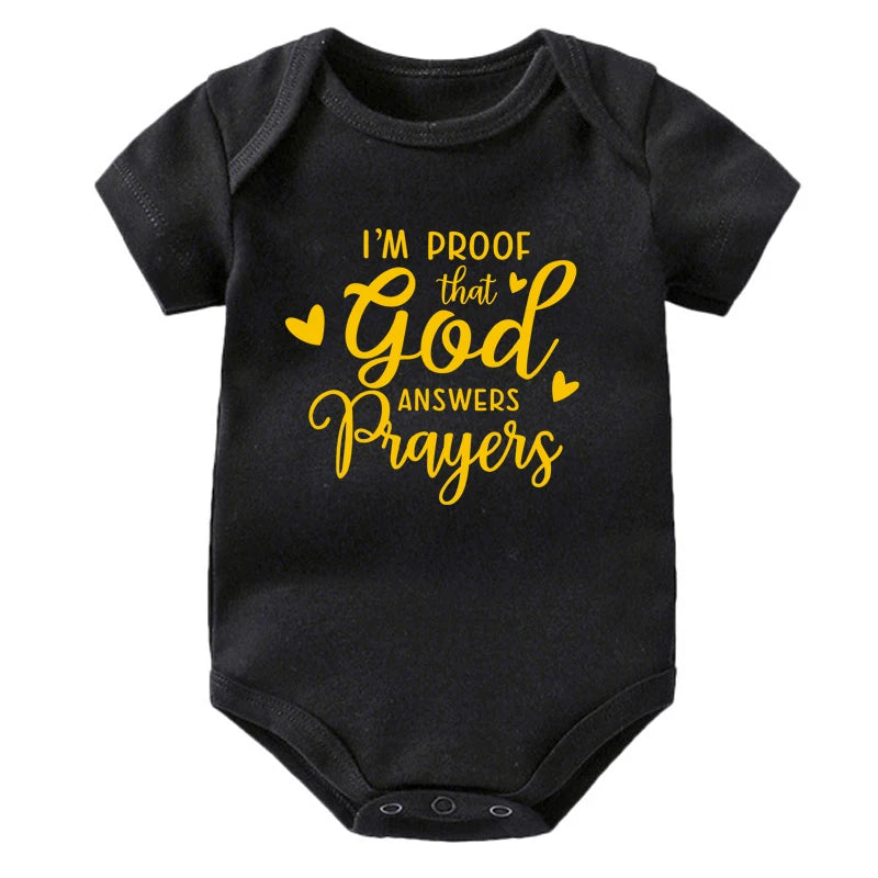 Proof God Answers Prayers Bodysuit