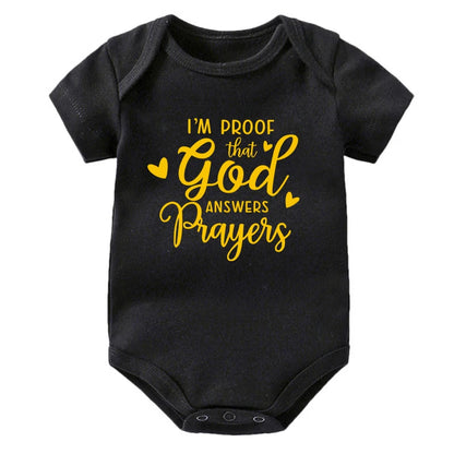 Proof God Answers Prayers Bodysuit