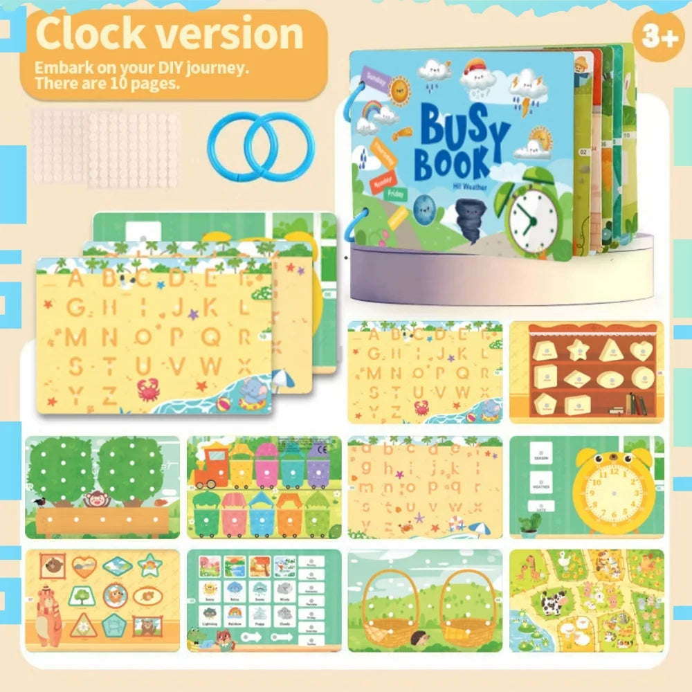 Early Education Toddler Busy Book