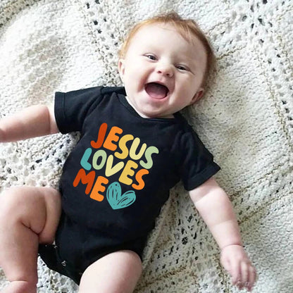 Jesus Loves Me Baby Bodysuit