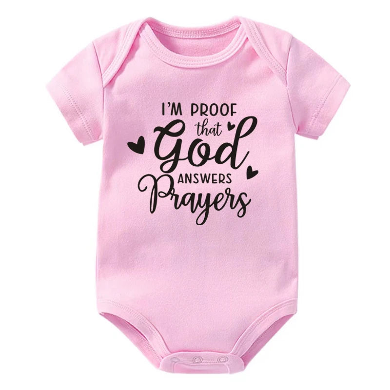 Proof God Answers Prayers Bodysuit
