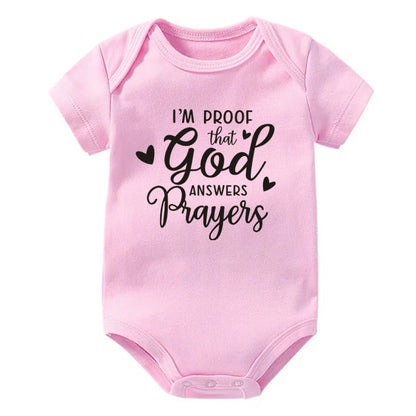 Proof God Answers Prayers Bodysuit