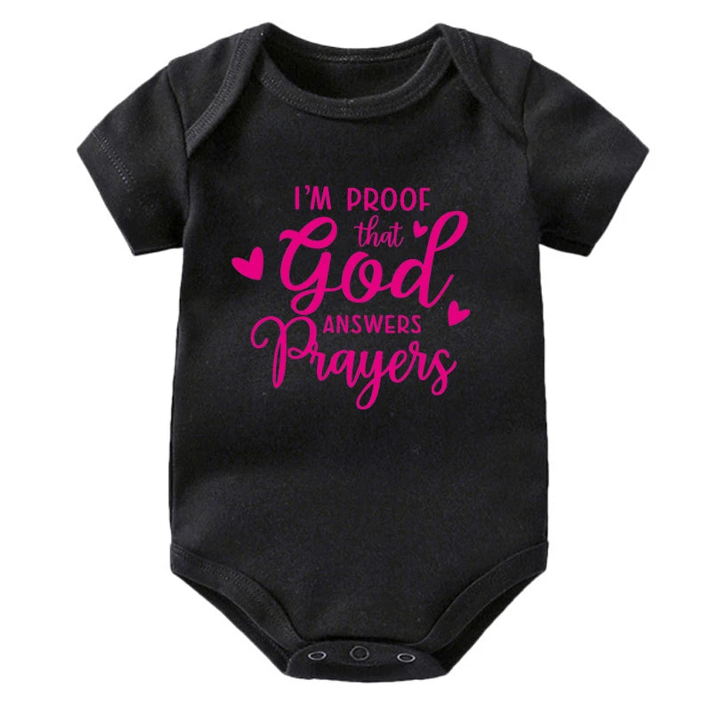 Proof God Answers Prayers Bodysuit