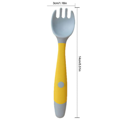 Baby Soft Silicone Utensils Set