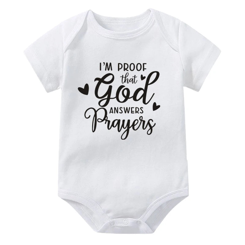 Proof God Answers Prayers Bodysuit