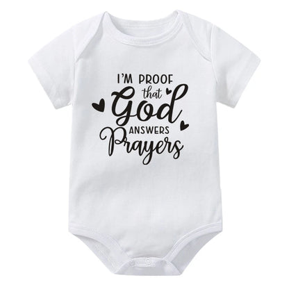 Proof God Answers Prayers Bodysuit