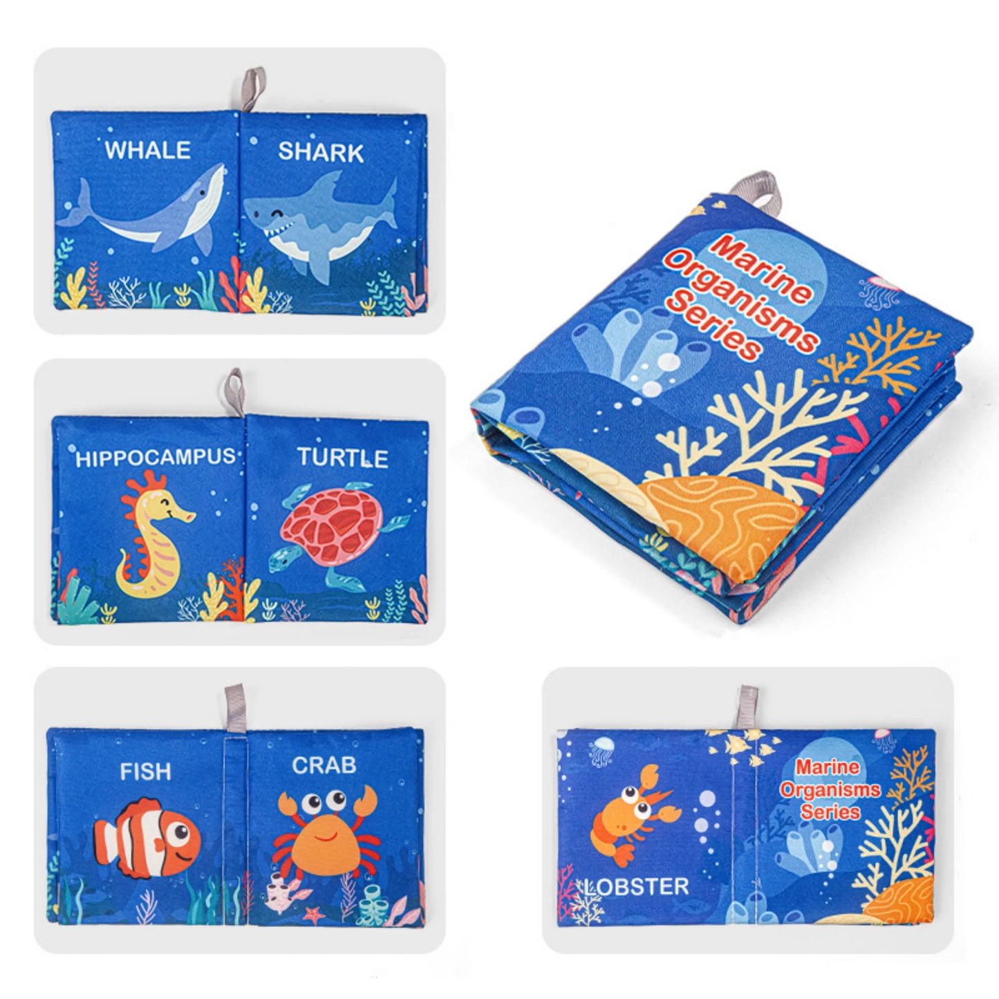 3D Animal Tail Cloth Book