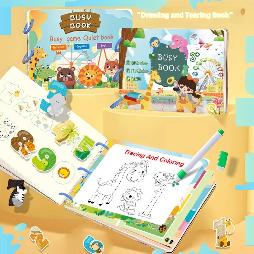 Early Education Toddler Busy Book