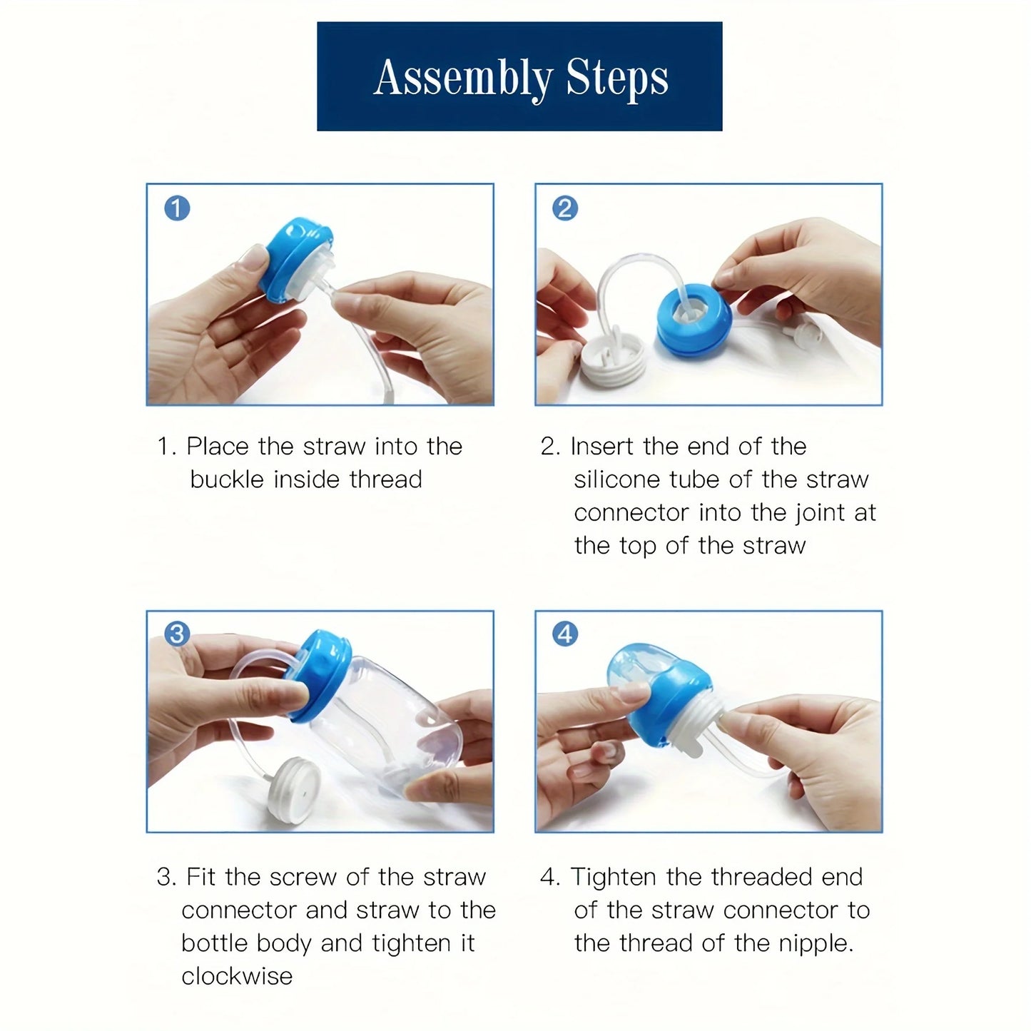 Hands-Free Baby Bottle Set