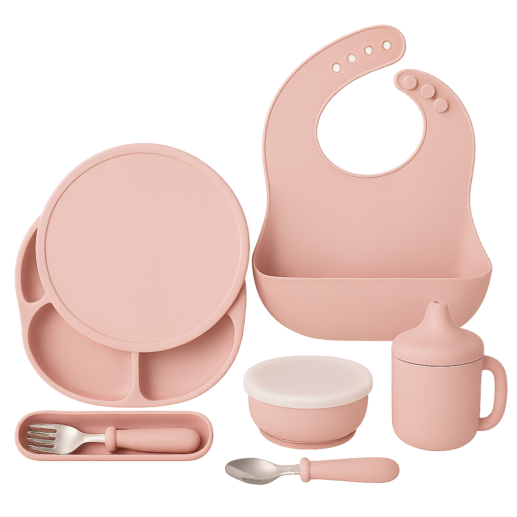 Baby Mealtime Kit – 5pc Silicone Set