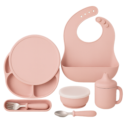 Baby Mealtime Kit – 5pc Silicone Set
