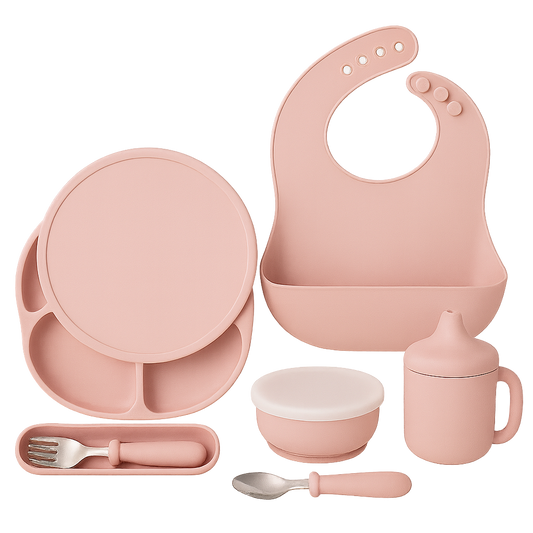 Baby Mealtime Kit – 5pc Silicone Set
