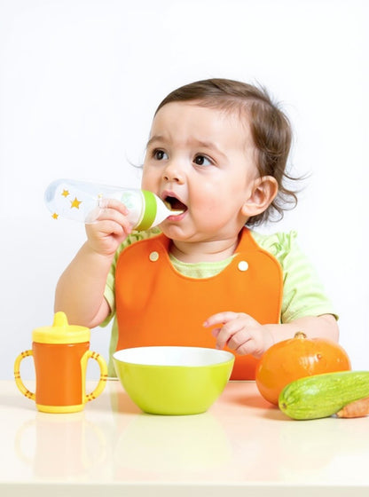 Baby Food Squeeze Bottle With Spoon